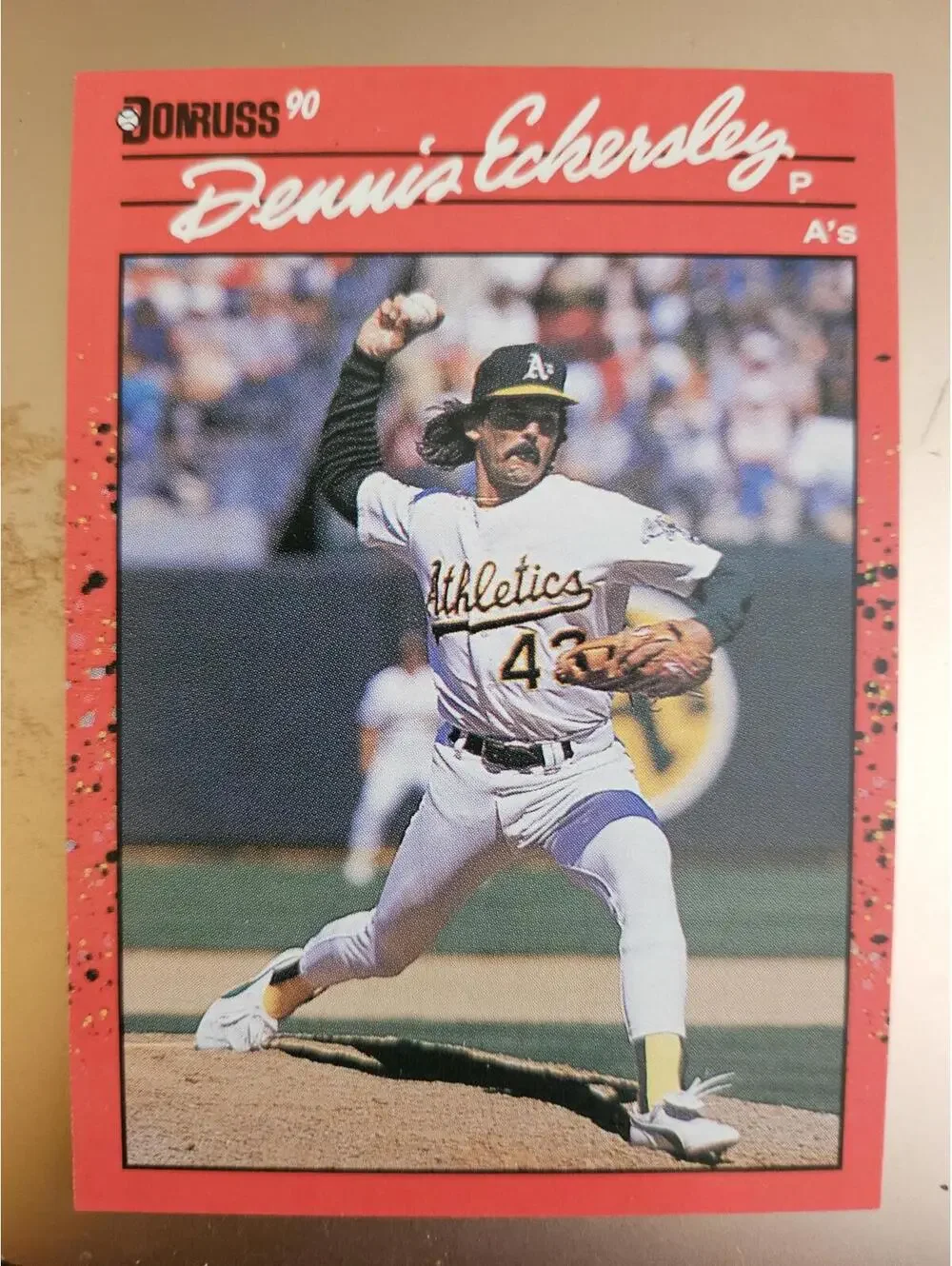Dennis Eckersley HOF - 1990 Donruss #210 - A's - RAW Mint